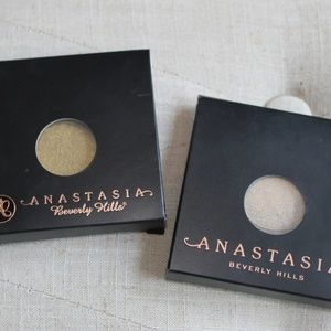 Anastasia Silver and Gold Glitter Eyeshadow Bundle